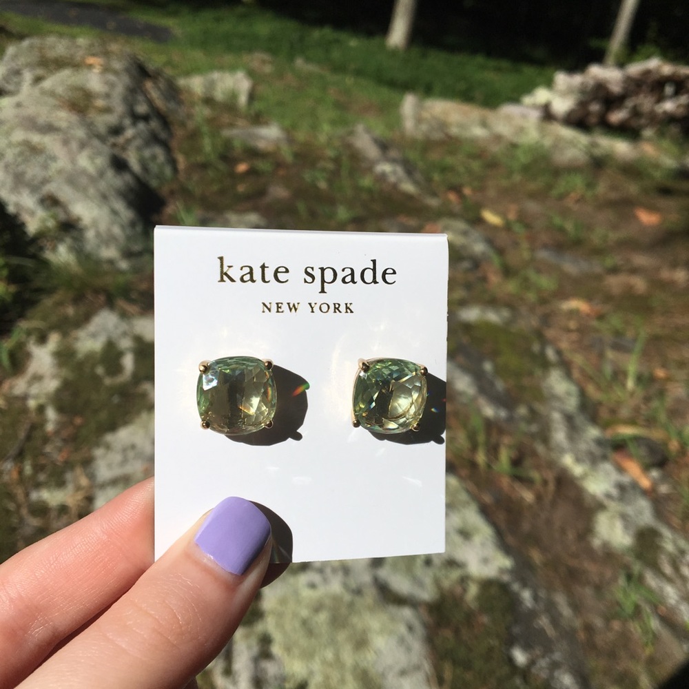 Kate Spade Small Square Studs (NWT)